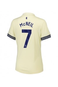 Everton Dwight McNeil #7 Fotballdrakt Borte Klær Dame 2025-26 Korte ermer